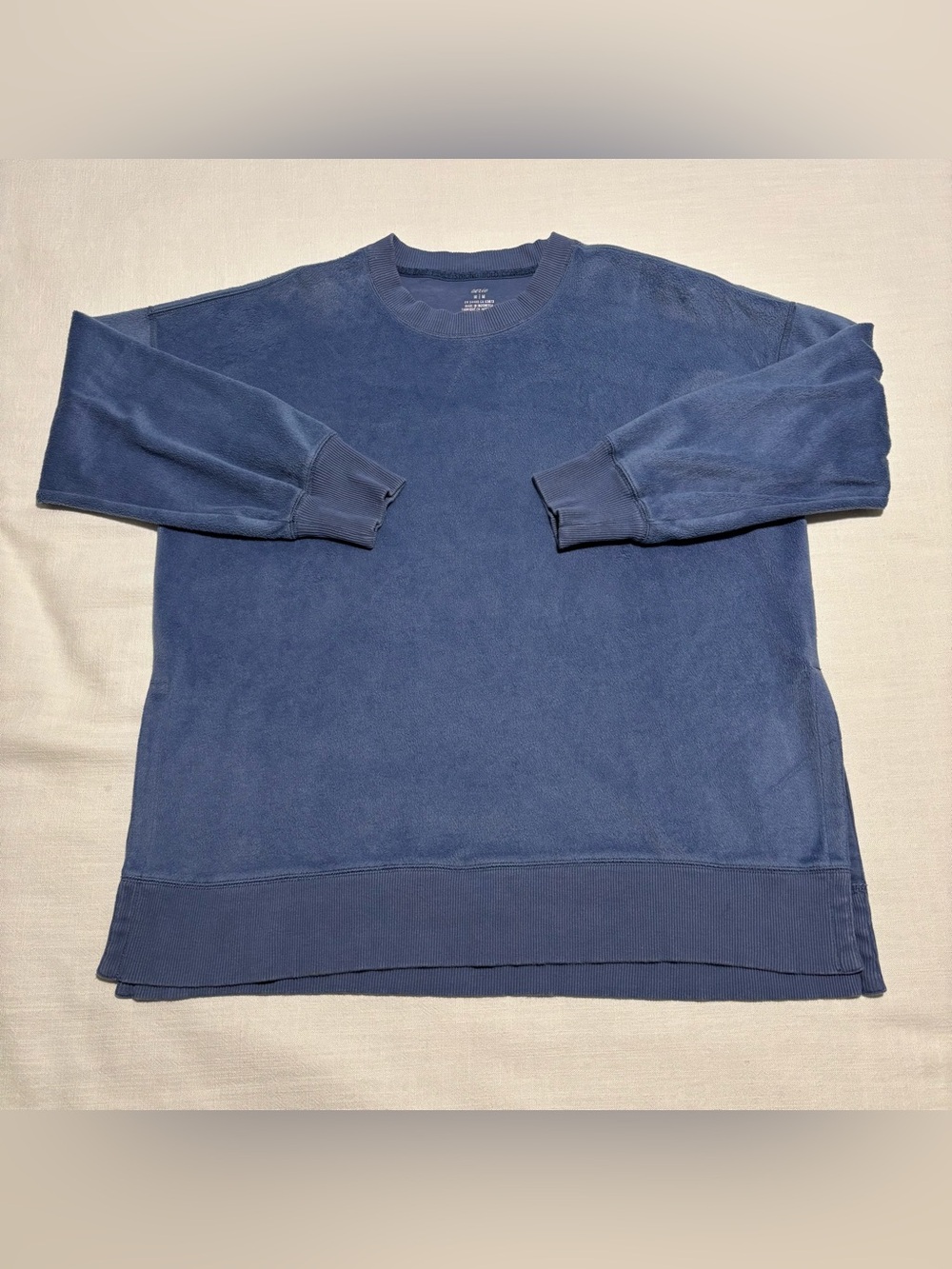 Aerie Blue Crew Pullover Sweatshirt | Size Medium